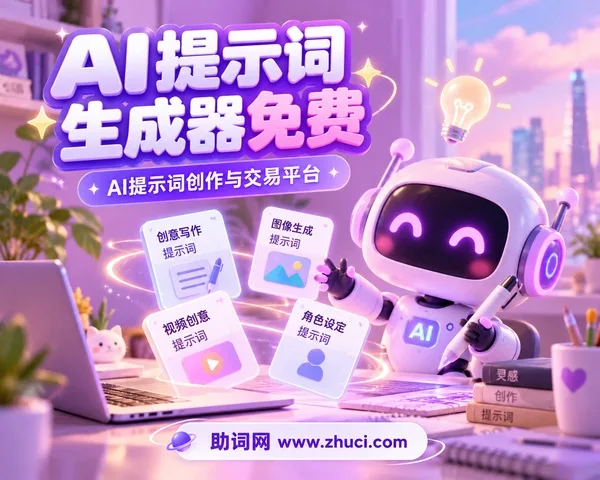AI提示词网站免费有哪些？助词网推荐即开即用工具